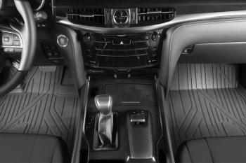 1 569 р. Коврик в салони премиум-класса Kvest (серый/серый)  Lexus LX ( 450d,  570) (2015-2024). Увеличить фотографию 2