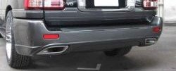 18 749 р. Задний бампер ELFORD  Lexus LX  470 (1998-2002) (Неокрашенный). Увеличить фотографию 1