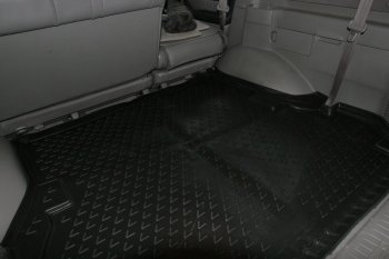 2 099 р. Коврик багажника Element (полиуретан) ун. длин Lexus LX 470 J100 дорестайлинг (1998-2002) (Черный). Увеличить фотографию 2