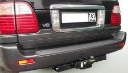 6 799 р. Фаркоп Лидер Плюс (до 1200 кг)  Lexus LX  470 (1998-2002), Toyota Land Cruiser  100 (1998-2007) (Без электропакета). Увеличить фотографию 1