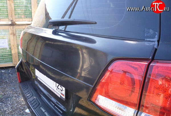 12 599 р. Накладка WALD Black Bison на задний бампер  Lexus LX  570 (2007-2012)