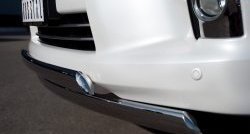 17 999 р. Защита переднего бампера (2 трубыØ75х42 мм, нержавейка) Russtal  Lexus LX  570 (2007-2012). Увеличить фотографию 3