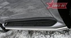 18 449 р. Защита штатных порогов Souz-96 (d60)  Lexus LX  570 (2007-2012). Увеличить фотографию 1