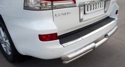 21 899 р. Защита заднего бампера (Ø76 и 42 мм, нержавейка) Russtal  Lexus LX  570 (2007-2012). Увеличить фотографию 2