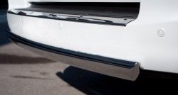 14 999 р. Защита заднего бампера (Ø75х42 мм, нержавейка) Russtal  Lexus LX  570 (2007-2012). Увеличить фотографию 1