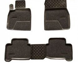 Комплект ковриков в салон Aileron 4 шт. (полиуретан, покрытие Soft) Lexus LX 570 J200 дорестайлинг (2007-2012)