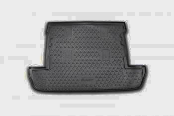 219 р. Коврик багажника Element (полиуретан, 7 мест)  Lexus LX  570 (2007-2024) (черный). Увеличить фотографию 1