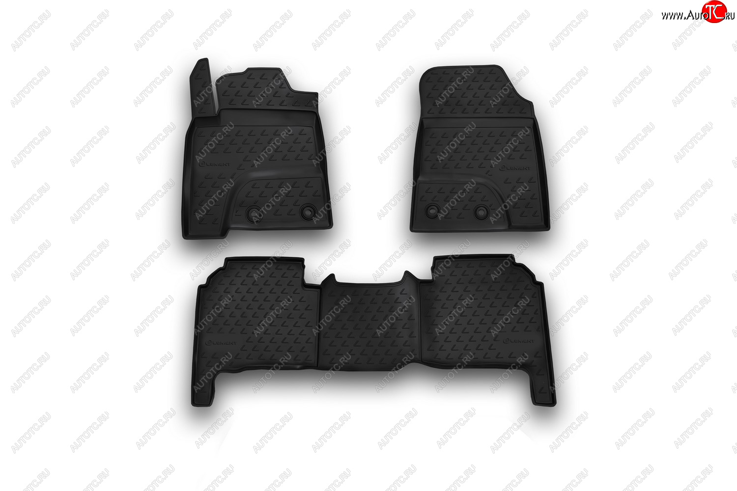 3 р. Комплект ковриков салона (чёрные, полиуретан, 5 мест) Element  Lexus LX  570 (2012-2024) (Чёрные)