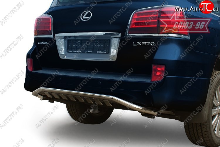 27 089 р. Защита заднего бампера Sport Package - Souz-96 (d42)  Lexus LX  570 (2012-2015)
