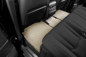 1 399 р. Коврик в салони премиум-класса Kvest (бежевый/черный) Lexus NX 200T (2015-2024). Увеличить фотографию 3