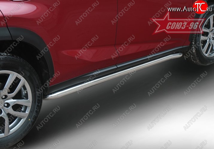 16 199 р. Защита порогов F-Sport Souz-96 (d60) Lexus NX 300h Z10 дорестайлинг (2014-2017)