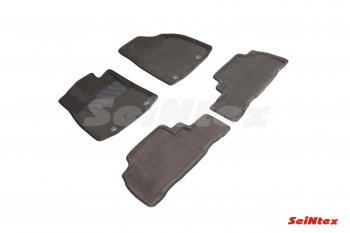4 299 р. Текстильные 3D коврики в салон SEINTEX серые Lexus RX 350 AL10 дорестайлинг (2008-2012). Увеличить фотографию 1