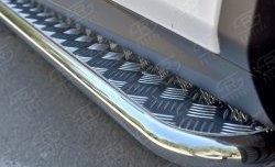 22 749 р. Широкая защита порогов из трубы диаметром 42 мм Russtal Lexus RX 200T AL20 дорестайлинг (2015-2017). Увеличить фотографию 3