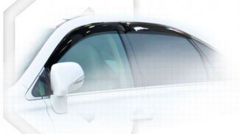 2 699 р. Дефлектора окон CA-Plastiс Lexus RX 270 AL10 дорестайлинг (2010-2012) (Classic полупрозрачный, Без хром.молдинга). Увеличить фотографию 1