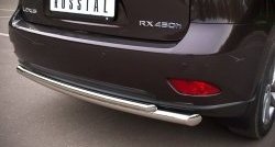 16 999 р. Защита заднего бампера (Ø63 и 42 мм, нержавейка) Russtal Lexus RX 350 AL10 дорестайлинг (2008-2012). Увеличить фотографию 3