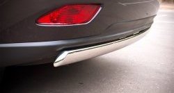 16 849 р. Защита заднего бампера (Ø75x42 мм, нержавейка) Russtal  Lexus RX ( 350,  450H,  270) (2008-2012). Увеличить фотографию 2