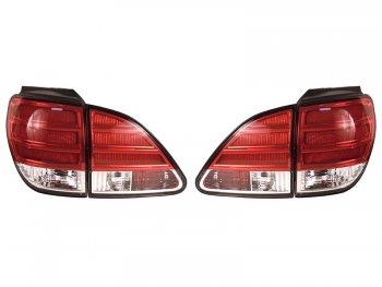 40 399 р. Комплект задних фонарей SAT (красно-белые/диодные) Lexus RX 300 XU10 дорестайлинг (1995-2001). Увеличить фотографию 1
