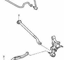 349 р. Полиуретановая втулка стабилизатора задней подвески Точка Опоры Lexus RX 300 XU10 дорестайлинг (1995-2001). Увеличить фотографию 2