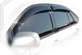 1 799 р. Дефлектора окон CA-Plastiс  Lexus RX ( 330,  300,  350,  400H) (2003-2009) (Classic полупрозрачный, Без хром.молдинга, Крепление только на скотч). Увеличить фотографию 1