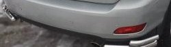 20 999 р. Защита заднего бампера (2 трубы Ø63 и 42 мм уголки, нержавейка, пневмоподвеска) Russtal  Lexus RX  330 (2003-2006). Увеличить фотографию 1