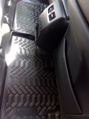 1 989 р. Комплект ковриков в салон Aileron 3D (с подпятником)  Lexus RX  350 (2015-2019). Увеличить фотографию 2