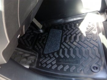 1 989 р. Комплект ковриков в салон Aileron 3D (с подпятником)  Lexus RX  350 (2015-2019). Увеличить фотографию 1