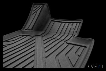 1 789 р. Комплект ковриков салона Kvest Lexus RX 350 AL20 дорестайлинг (2015-2019). Увеличить фотографию 2