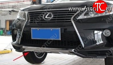 21 599 р. Накладка на передний бампер CT v4 v4 Lexus RX 350 AL10 дорестайлинг (2008-2012) (Неокрашенная)