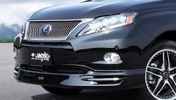 13 349 р. Накладка JAOS на передний бампер Lexus RX 350 AL10 дорестайлинг (2008-2012) (Неокрашенная). Увеличить фотографию 1