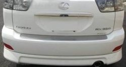 7 199 р. Накладка на задний бампер СТ v1 Lexus RX 350 AL10 дорестайлинг (2008-2012) (Неокрашенная). Увеличить фотографию 1