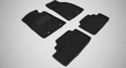 3 199 р. Износостойкие коврики в салон 3D LEXUS RX черные (компл)  Lexus RX  350 (2008-2012). Увеличить фотографию 1