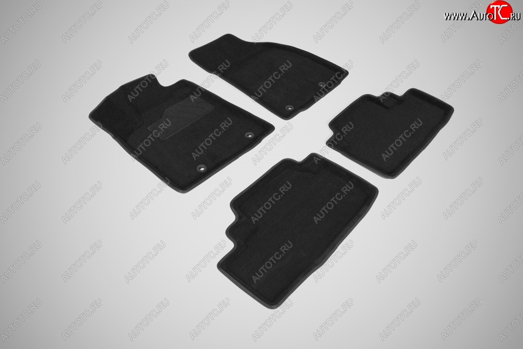 3 199 р. Износостойкие коврики в салон 3D LEXUS RX черные (компл) Lexus RX 350 AL10 дорестайлинг (2008-2012)