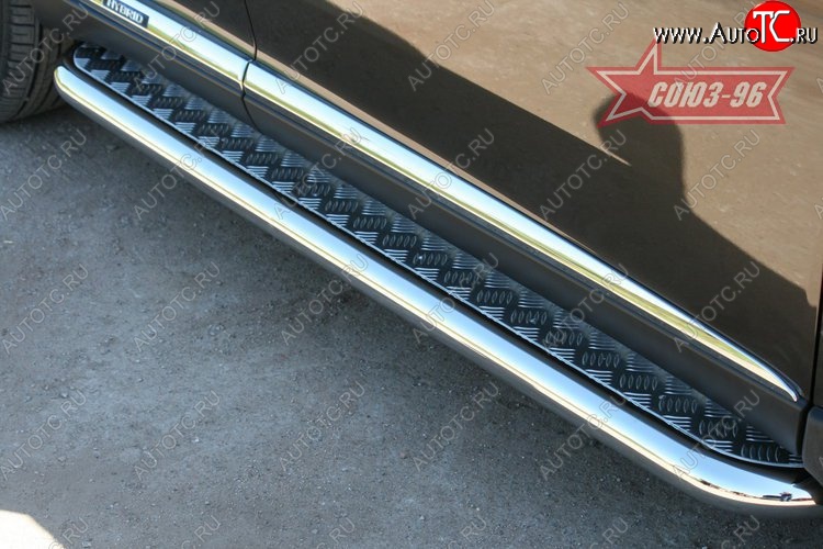 20 159 р. Пороги с алюминиевым листом Souz-96  Lexus RX  450H (2009-2012)