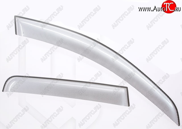 2 079 р. Дефлектора окон CA-Plastic  Lifan X60 (2011-2024) (Шелкография серебро, Без хром.молдинга)