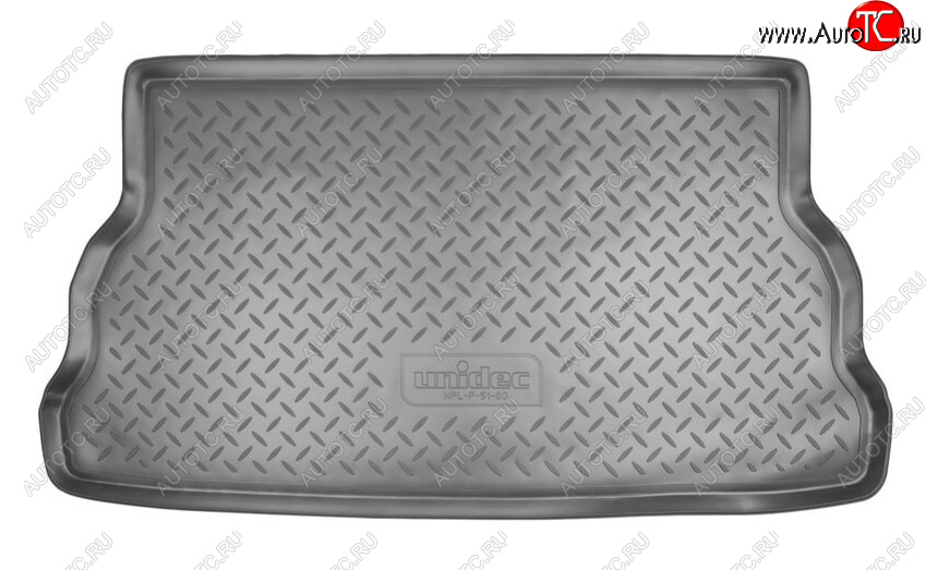 1 339 р. Коврик в багажник Norplast Unidec  Lifan Smily  320 хэтчбэк (2010-2016) (Цвет: черный)