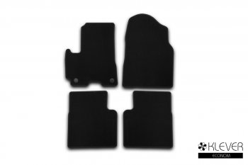 319 р. Коврики в салон Klever Standard (текстиль) Lifan X60 2-ой рестайлинг (2016-2024) (Черные). Увеличить фотографию 1