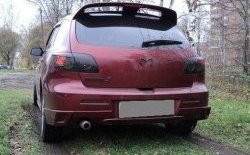 4 999 р. Накладка на задний бампер Sport CentreTuning  Mazda 3/Axela  BK (2003-2009) (Неокрашенная). Увеличить фотографию 1