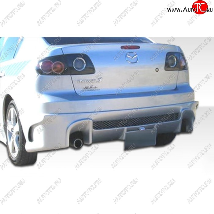 9 949 р. Задний бампер RAVEN DESIGN  Mazda 3/Axela  BK (2003-2006) (Неокрашенный)