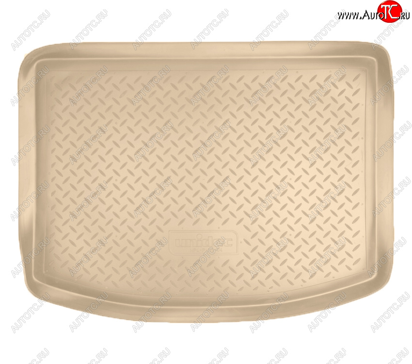 1 599 р. Коврик багажника Norplast Unidec  Mazda 3/Axela  BK (2003-2009) (Цвет: бежевый)
