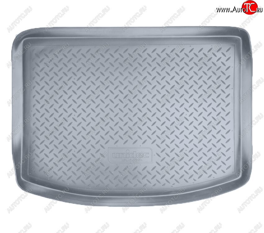 1 599 р. Коврик багажника Norplast Unidec  Mazda 3/Axela  BK (2003-2009) (Цвет: серый)