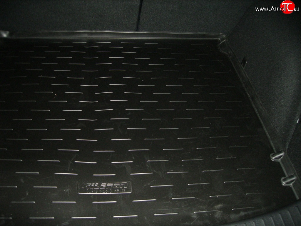 1 549 р. Коврик в багажник (1 карман) Aileron (полиуретан)  Mazda 3/Axela  BM (2013-2016)