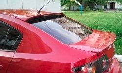 4 599 р. Козырёк на заднее стекло CT v2 Mazda 3/Axela BK дорестайлинг седан (2003-2006) (Неокрашенный). Увеличить фотографию 1