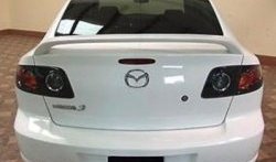 4 949 р. Спойлер CT Mazda 3/Axela BK дорестайлинг седан (2003-2006) (Неокрашенный). Увеличить фотографию 2