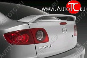 4 949 р. Спойлер CT Mazda 3/Axela BK дорестайлинг седан (2003-2006) (Неокрашенный)