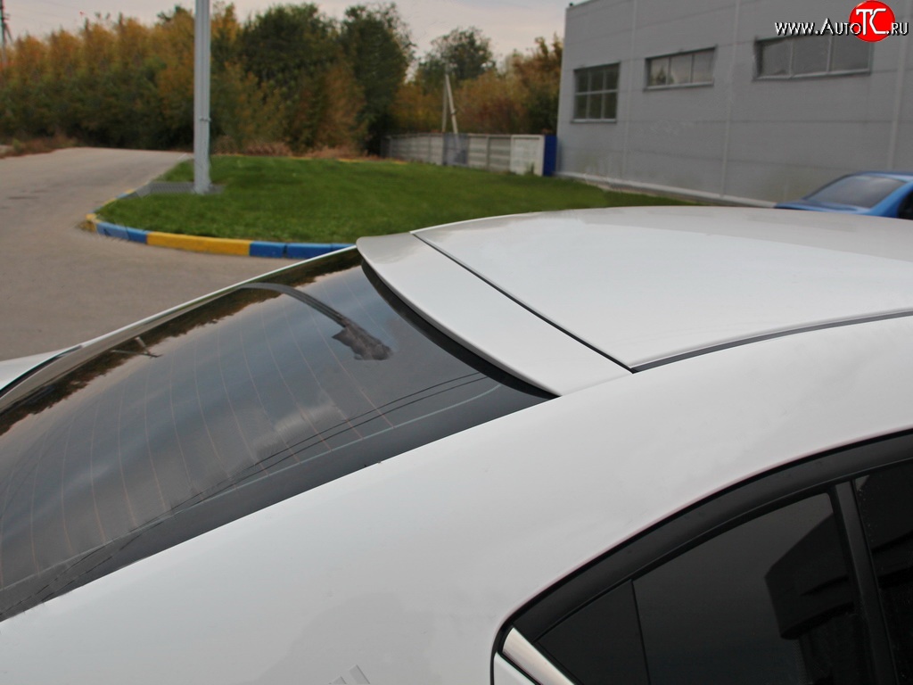 4 199 р. Козырёк на заднее стекло Sport Mazda 3/Axela BM дорестайлинг седан (2013-2016) (Неокрашенный)