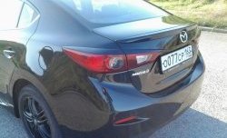 Козырёк на заднее лобовое стекло Узкий Mazda (Мазда) 3/Axela (ахелла)  BM (2013-2016) BM дорестайлинг седан