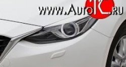 999 р. Реснички на фары Sport  Mazda 3/Axela  BM (2013-2016) (Неокрашенные). Увеличить фотографию 1