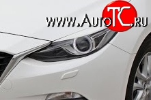 999 р. Реснички на фары Sport  Mazda 3/Axela  BM (2013-2016) (Неокрашенные)