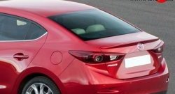 1 699 р. Лип спойлер M-VRS  Mazda 3/Axela  BM (2013-2016) (Неокрашенный). Увеличить фотографию 1