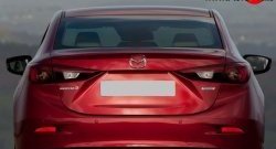 1 699 р. Лип спойлер M-VRS  Mazda 3/Axela  BM (2013-2016) (Неокрашенный). Увеличить фотографию 2